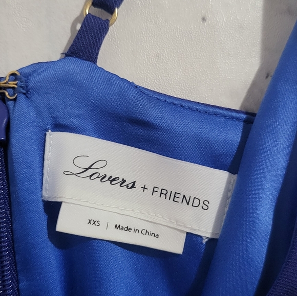 Lovers & Friends Yara Mini Dress Blue Size XXS - Picture 6 of 7